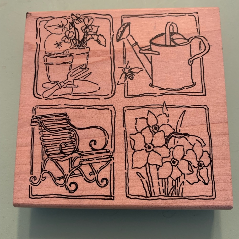 Spring sampler stamp - Picture 1 of 4